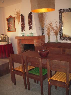 Salon-Comedor con chimenea