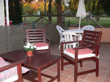 Terraza solarium vistas al campo de golf