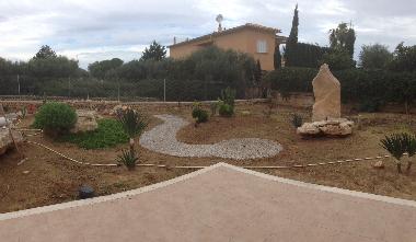 Hemos construido en el jardn tres pistas de Minigolf