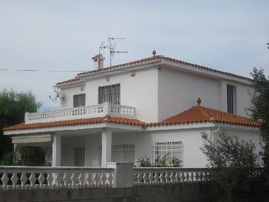 Chalet con terraza, balcon