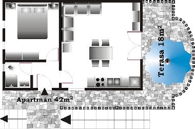 Apartamento de vacaciones en Tivat - Krasici (Montenegro)Casa de vacaciones