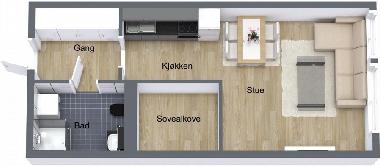 Apartamento de vacaciones en Stavanger (Rogaland)Casa de vacaciones