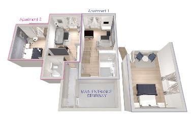 Apartamento de vacaciones en Brela (Splitsko-Dalmatinska)Casa de vacaciones