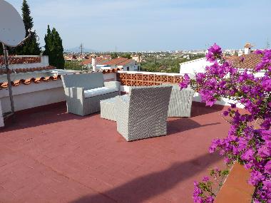 Gran terraza con vistas al mar 