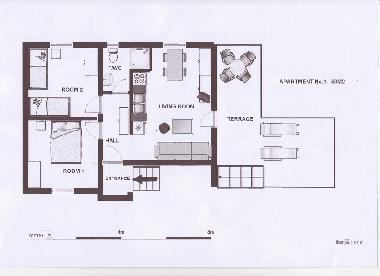 Cama y desayuno en vrsi (Zadarska)Casa de vacaciones