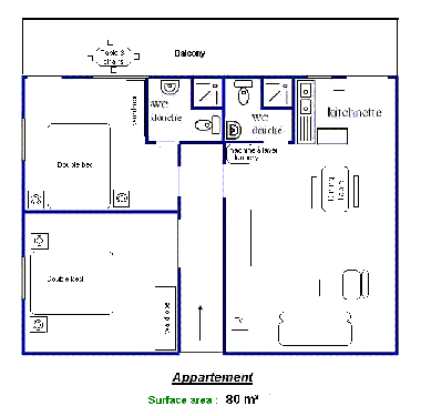 Apartamento de vacaciones en Flic en Flac (Black River)Casa de vacaciones