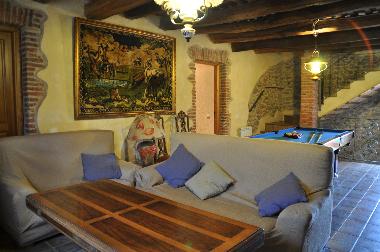 Salon con billar americano