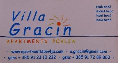 Apartamento de vacaciones en Povlja (Splitsko-Dalmatinska)Casa de vacaciones