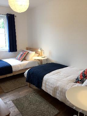 Habitaci�n doble con dos camas individuales.