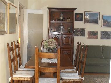 Sala de estar vista desde la terraza