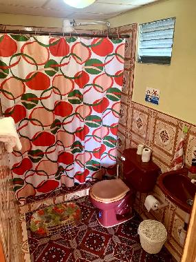 Bao Privado dentro de la Habitacin, ducha agua fra y caliente,toallas,papel sanitario y todas las
