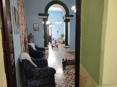 View of the living room and saleta