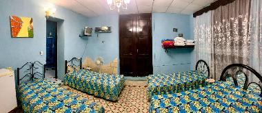 Room 2, 4 beds, capacity for 5 people